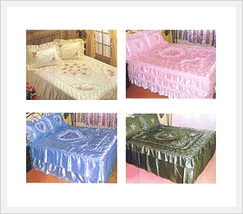 Hand Embroidery Bed Spread Sets Made in Korea